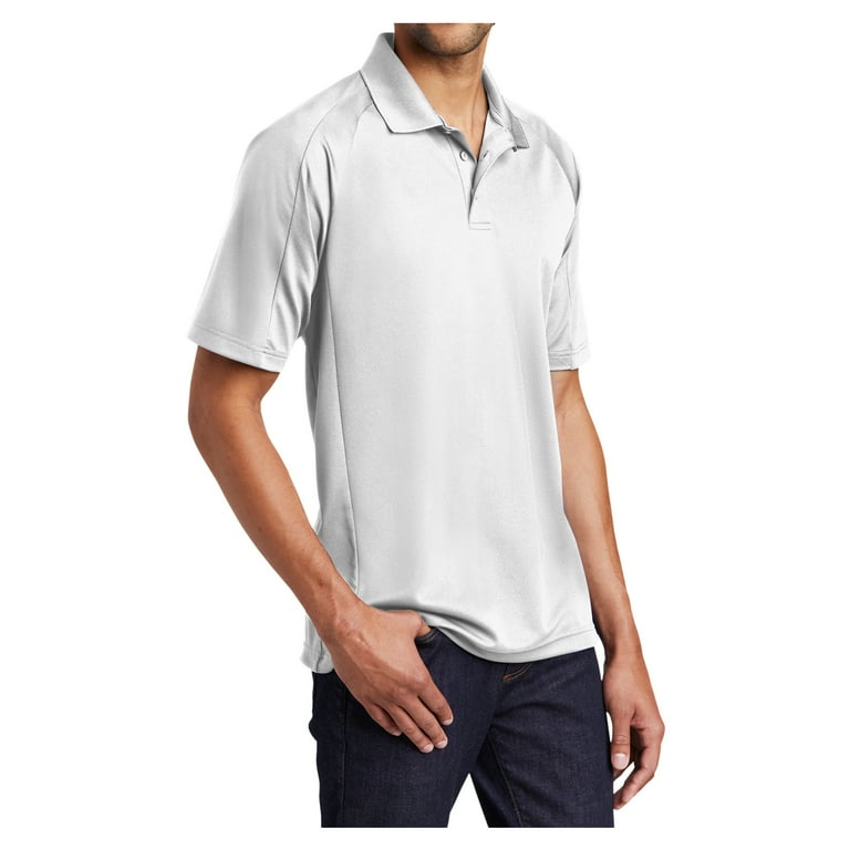 White polyester polo shop shirts