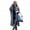 Grey, variant on Women Oversized Hooded Open Front Cardigan Cable Knit Sweaters Solid Color Chunky Single Breasted Long Sweater Coats