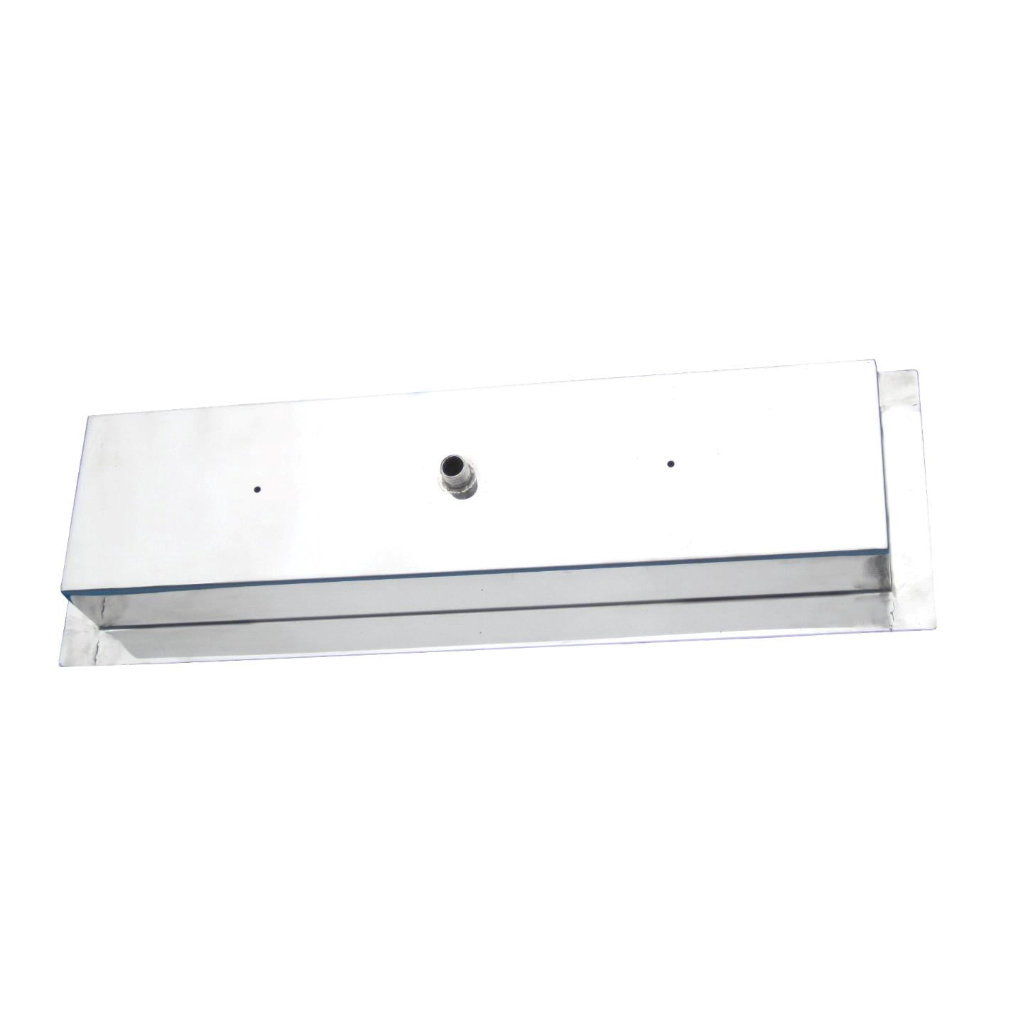 30" Heavy-Duty Stainless Steel Rectangular Drop-in Style Fire Pit Pan and LP Burner Kit