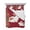 Red, variant on Quilts King Size Bedding Set, Cute Bunnies Lightweight Quilted Comforter, Farmhouse Rustic Floral Botanical Burlap Soft Reversible Bedspread Coverlet with Pillow Covers for All Season, 96" x 106"