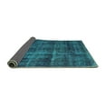 thumbnail image 2 of Ahgly Company Indoor Rectangle Oriental Turquoise Blue Industrial Area Rugs, 3' x 5', 2 of 4