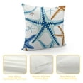 thumbnail image 4 of COMIO  Pillow Cover Blue Ocean Starfish Seamless Pattern,Decorative Pillowcase for Sofa/Couch/Bedroom/Living, 4 of 5