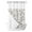 Off-White, variant on No Hook Shower Curtain with Snap-in Liner, Blue Leaves Waterproof Fabric Bathroom Curtains, Summer Botanical Elegant Pastoral Bath Curtains & Mesh Top Window 54"x78"