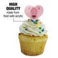 thumbnail image 3 of Steven Universe Lion Head Heart Love Cupcake Picks Toppers Decoration Set of 6, 3 of 7