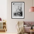 thumbnail image 3 of Historic Framed Print, Church of Abbey of Laach, Ger., 17-7/8" x 21-7/8", 3 of 9