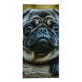 thumbnail image 6 of ZFLMY Pug Dog Funny Kitchen Towels 100% Polyester Soft Bath Towel Absorbent Hand Towels for Kitchens, Bathrooms, Showers 29.5x13.8 inches 29.5x13.8in, 6 of 6