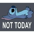 thumbnail image 2 of Women's Lilo & Stitch Not Today Racerback Tank Top Navy Blue Heather X Large, 2 of 4