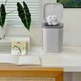 thumbnail image 5 of COM1950s Small Garbage Can with Lid Small Trash Cans with Lids Desktop Trash Can Office Bin with Lid Small Desktop Garbage Bin in Dormitory Bedroom Small Trash Can with Lid, 5 of 8
