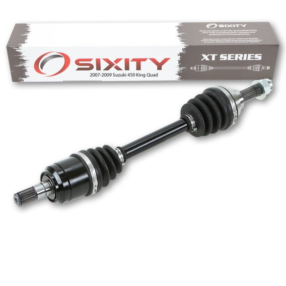 Sixity XT Front Right Axle compatible with Suzuki KingQuad 450 2007-2009 - LT-A450X LT-A450XZ 4X4