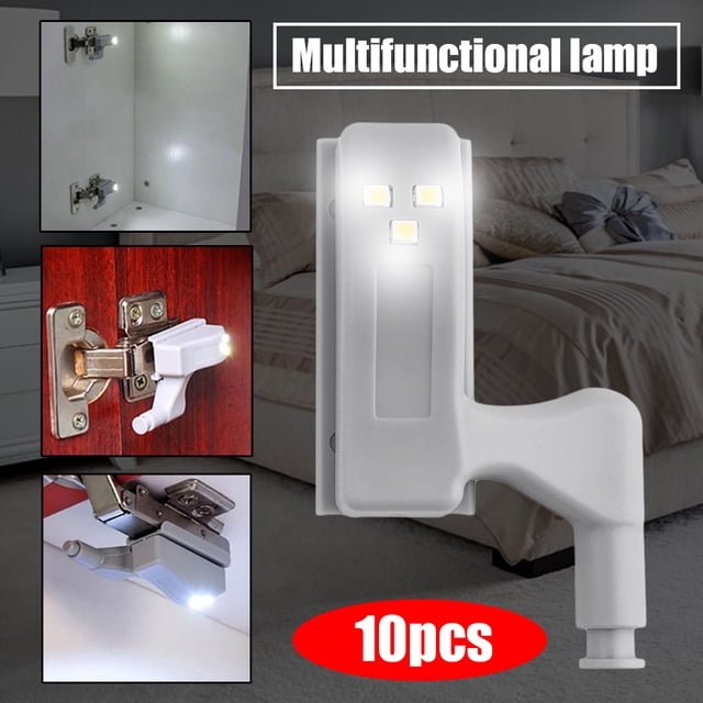 Vaidha 5PCS Universal LED Under Cabinet Light Cupboard Inner Hinge Lamp Kitchen Light
