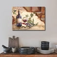 thumbnail image 5 of Lucksign Kitchen Decor Wall Art Wine Pictures Poster Grape Wine Canvas Prints Painting for Dining Room Living Room Restaurant Rustic Farmhouse Wall Decorations Retro Mid Century Artwork 16"x12", 5 of 6