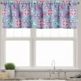 thumbnail image 3 of Ambesonne Butterfly Valance & Curtain, Springtime Geometric, 55"x45", Multicolor, 3 of 6