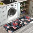 thumbnail image 3 of Pioneer Flower Floral Print Pattern Kitchen Rug Mat,Kitchen Runner Rugs Non Skid Washable,Decorative Kitchen Floor Mats for Kitchen,Sink,Laundry,17"x47.2", 3 of 7