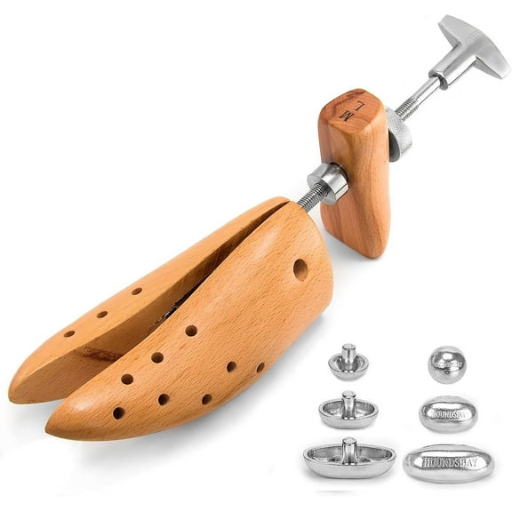 Bulldog Premium Professional 2-way Wooden Shoe Stretcher for Men & Women Shoe Widener & Expander for