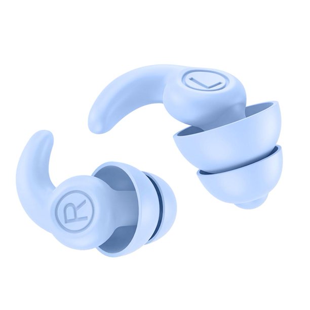 Deportes acuáticos 1 par de tapones para los oídos resistentes al agua con reducción de ruido suave para dormir y nadar (azul) Hugtrwg Para estrenar