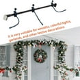 thumbnail image 4 of No-Drill Front Door Garland Hanger - Heavy Duty Adjustable Christmas Decor Holder for Wreaths & Lights (20lb Capacity), 4 of 7