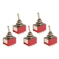 thumbnail image 2 of 125VAC 5A, 250VAC 2A encendido / encendido 9 PIN Mini interruptor piezas Macarena En / Sobre el interruptor de palanca, 2 of 8