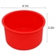 thumbnail image 4 of Mini Moldes de Silicona para Pasteles,Bandeja para Hornear Redonda de 4 Pulgadas, Molde para Hornear de Silicona Antiadherente, Bandeja para Hornear, Reutilizable, Rojo,Juego de 18, 4 of 5