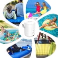 thumbnail image 2 of Batería de 3000 mAh, 4 boquillas, recargable por USB para inflar y desinflar rápidamente. Perfecta para flotadores y aros de piscina, portátil y práctica. Minibomba de aire eléctrica, 2 of 5