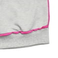thumbnail image 6 of TKLPEHG Fall Womens Clothes Womens Sweatshirt Crewneck Long Sleeve Fashion Sweatshirt Contrast Pink Trim Loose Pullover (Gray,L), 6 of 8