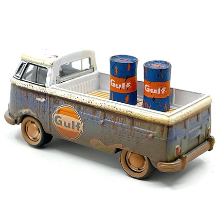 Johnny Lightning 1965 Volkswagen Type 2 Transporter - GULF with 2 Barrels