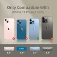 thumbnail image 2 of Compatible with iPhone 13 Pro Case, [Drop Protection] [Anti-Fingerprint] Shockproof Liquid Silicone Cover with Microfiber Lining Phone Case for iPhone 13 Pro 6.1" (2021), Stone, 2 of 14