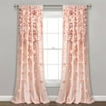 thumbnail image 4 of Lush Decor Riley Light Filtering Window Curtain Panel Blush Single 54X45, 4 of 8