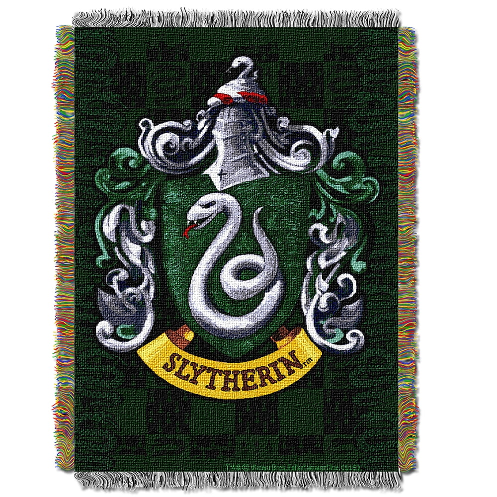 Harry Potter Hogwarts Gryffindor Slytherin Magical Plush Fleece Throw Blanket HP 