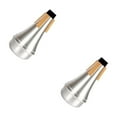 thumbnail image 4 of Raindrops 2pcs Aluminium Straight Trumpets Mute Jazz Instrument Mute for Practice Beginner, 4 of 8