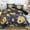 Black, variant on RYNGHIPY Blue Sunflower Comforter Set Full Size 3Pcs Floral Butterflies Bedding Set for Girls Kids Teens Shabby Chic Vintage Bed Comforter Set 100% Soft Microfiber Bedding (Blue, Full)