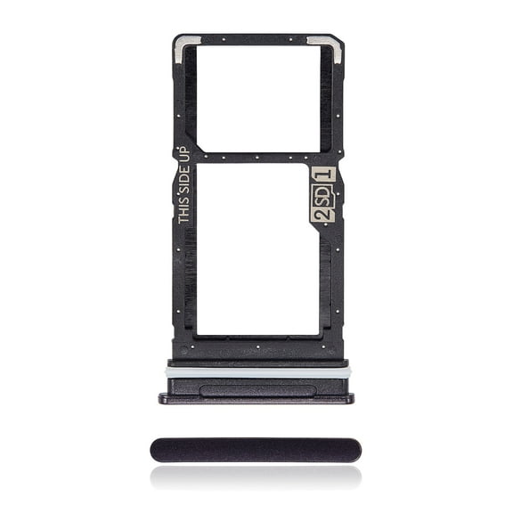Replacement Dual Sim Card Tray Compatible For Motorola Moto G 5G (XT2113-3 / 2020) (Volcanic Gray)