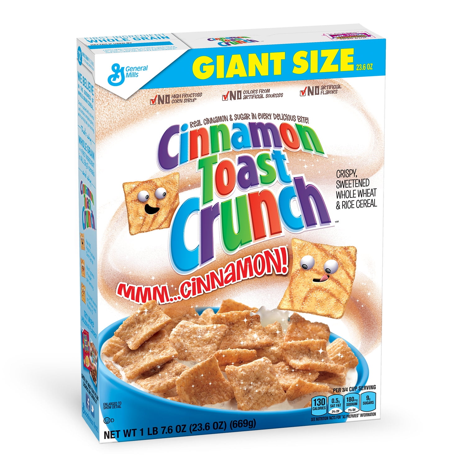 Cinnamon Toast Crunch Cereal 23.6 oz. box - Walmart.com