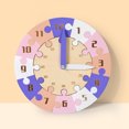 thumbnail image 1 of Fancy Toys for Kids Handmade Wooden Diy Spliced Clock Models Children Make Clock Color Cognitives Early Education Toys, 1 of 6