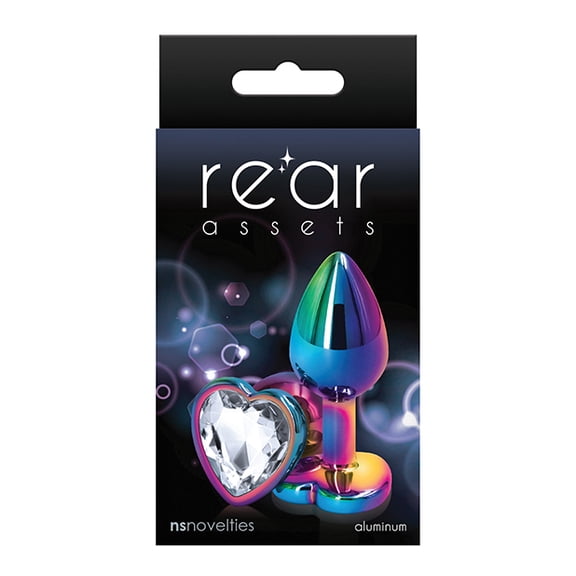 Rear Assets Multicolor Heart Small Clear