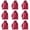 Red-2 6x7.8inch, variant on 1-20PC Satin Bags with Drawstring Party Favor Bags for Bridal Shower Christmas Wedding Birthday Candy Gift Pouches Satin Fabric Drawstring Favor Bags