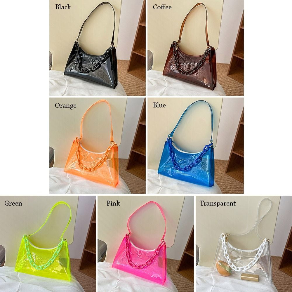 Women'S Medium Summer PVC Cute Jelly Bag