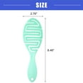 thumbnail image 4 of Vocoste Shower Detangler Need to Vent Detangling Grid Hair Brush Rubber Blue 8.46"x2.76", 4 of 7