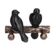 thumbnail image 4 of Ganchos decorativos de pared,Gancho decorativo Pájaro dorado Pájaro Gancho decorativo Ganchos de pared Diseño elevado, 4 of 8