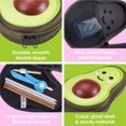 thumbnail image 2 of It'S Academic Avocado Pencil Case School Supply Bag With Mesh Pocket, Cute Design, 2 of 5