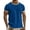 A_Blue, variant on Men’s Ringer T Shirt Short Sleeve Contrast Trim Crew Neck Muscle Fit Casual Summer Cotton Tee Lightweight Breathable Workout Gym Streetwear Basic Top