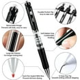 thumbnail image 3 of wqlpp-Deli Gel Pens, 50 Pcs Retractable Pens Black Ink, Medium Point Pen 0.7mm, Smooth Writing, Fast Dry, No Bleed for Journaling Note Taking, Home School Office Supplies, 3 of 4