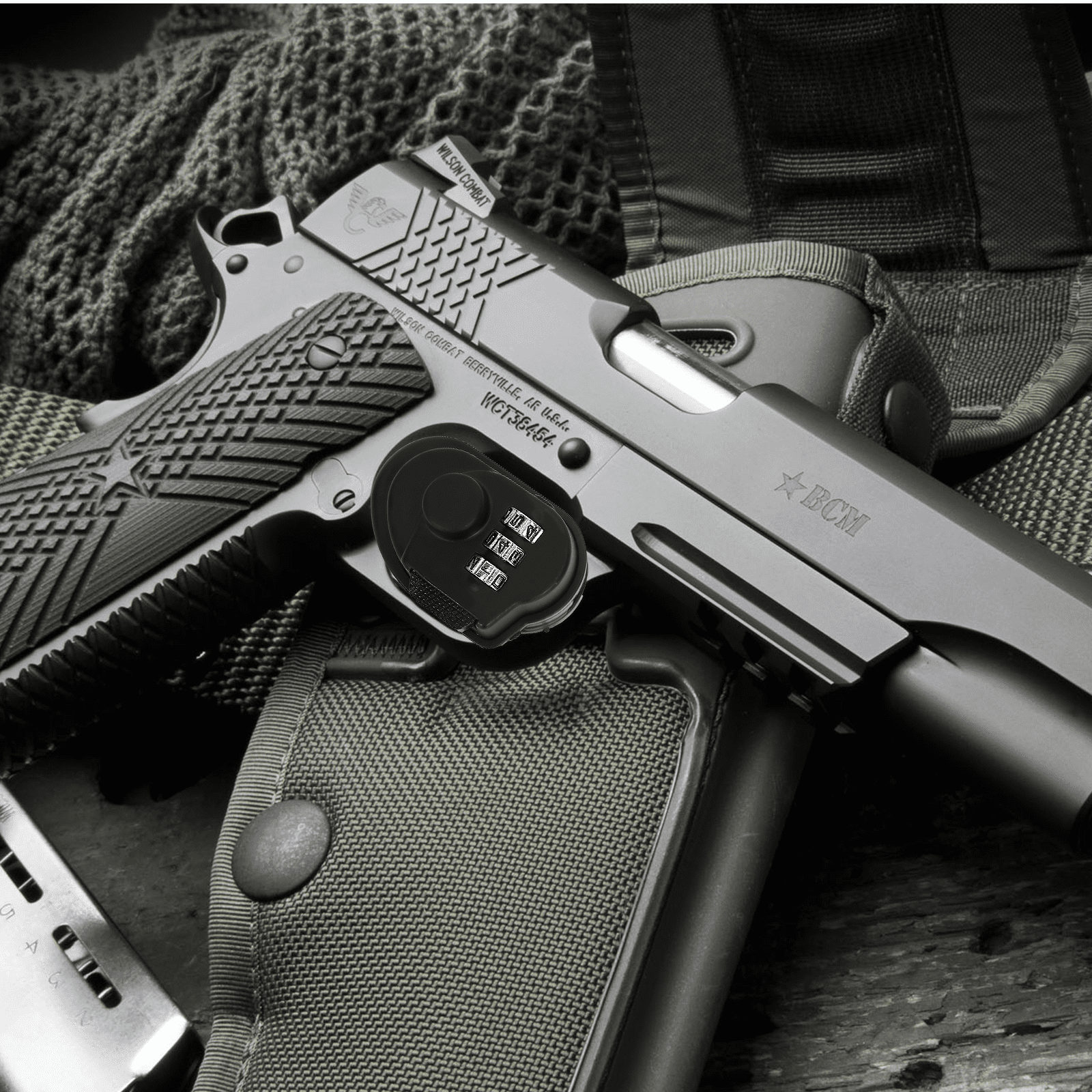 Individual Gun Lock Padlock Included - BB-HD96-3SW