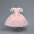 thumbnail image 2 of Diufon Puffy Princess Dress for 5-14 Years Girl Lace Mesh Layered Rompers Skirt Birthday Middle-Age Dresses, 2 of 7