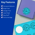 thumbnail image 3 of Avery Printable Round Labels, Bright Blue, 3" Diameter, 480ct, 3 of 11