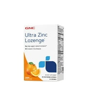 GNC Ultra Zinc Lozenge - Orange, 48 Lozenges, Vitamin C & Echinacea, Support a Healthy Immune System