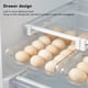 thumbnail image 3 of Cajón Para Huevos Para Refrigerador, Cajón Deslizante De Plástico De Gran Capacidad, Soporte Para Huevos, Ajustable, Transpirable, Multifuncional Para Cocina, 3 of 7