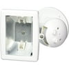 EATON Lighting MS80W 110 Degree 150W Halogen Motion Security Floodlight, White