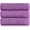 Purple, variant on Americlassic Bath Sheet 30 × 60 inch – Pack of 3 Premium Purple Towels – 100% Cotton, Soft & Quick-Dry Absorbent Quality for Bathroom, Shower & Spa