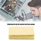 thumbnail image 3 of Esponja de limpieza de hierro para soldar limpiador de puntas de Ehuebsd soldadura eléctrico limpiador de alta temperatura eliminador de polvo 10 Uds., 3 of 9