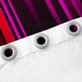 thumbnail image 6 of Abstract Ombre Curtains 30%-50% Blackout Pink Red Black Curtains & Drapes for Living Room,Gradient Geometry Striped Window Curtains,Geometric Stripes Window Treatments, 6 of 6